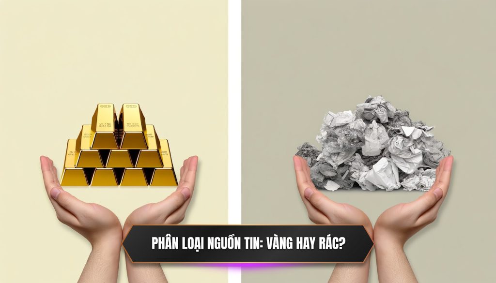 Phân loại nguồn tin: vàng hay rác