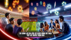 So sánh lợi ích của cá cược bóng đá trực tiếp và trước trận đấu